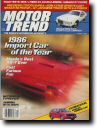 Motor Trend March 1986